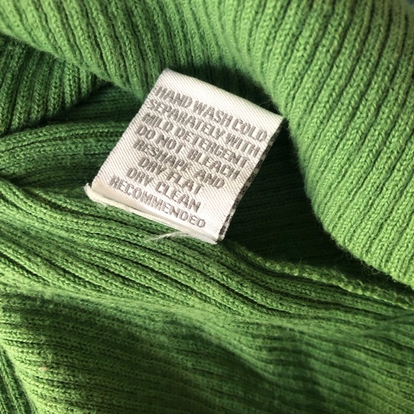 Dressbarn Green Envelope Style Twist Front Sweater - Picture 5 of 5